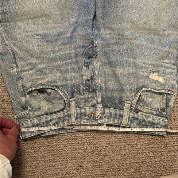 Rag & Bone Miramar Cropped Cotton Terry Sweatpant Jeans - Picture 6 of 6